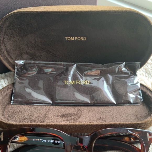 TOM FORD BLUE BLOCK SOFT RECTANGLE FRAMES - Picture 2 of 8